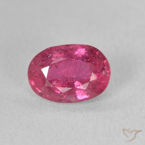 1.72ct Natural Hot Pink Ruby, Oval, VS-SI