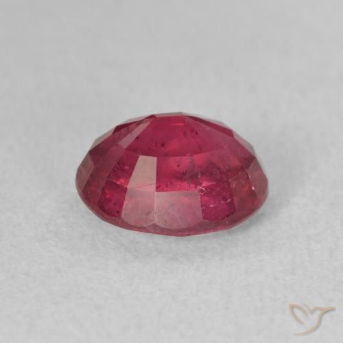 Ruby Gemstone in 8 x 6 mm (calibrated) Size for Sale, Ruby Stone in Blood Red Color