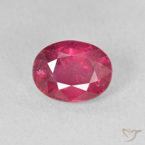 1.82ct Natural Pinkish Red Ruby, Oval, VS-SI