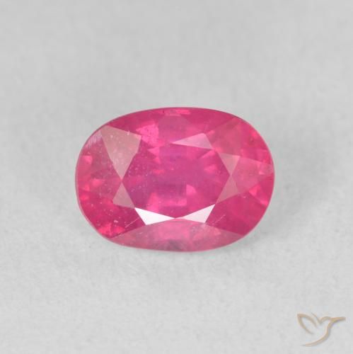 1.83ct Natural Deep Magenta Ruby, Oval, VS-SI