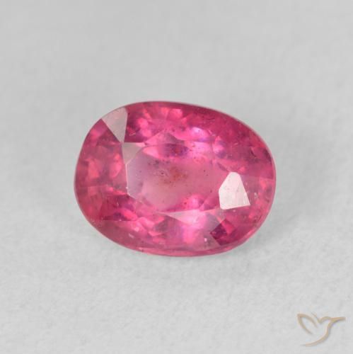 2.09 ct Pink Ruby Stone, Natural Ruby in Oval Facet Shape for Sale