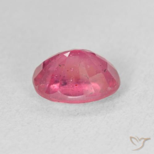 Ruby Gemstone in 8 x 6 mm (calibrated) Size for Sale, Ruby Stone in Dark Pink Color