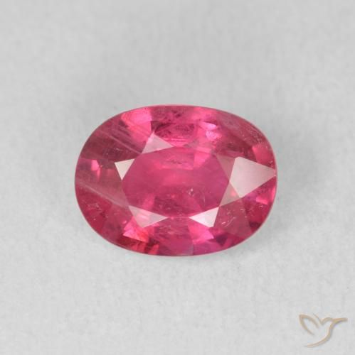 1.60ct Natural Reddish Pink Ruby, Oval, VS-SI