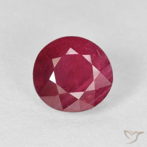 2.11ct Natural Blood Red Ruby, Round, VS-SI