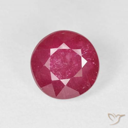 2.15ct Natural Jam Red Ruby, Round, VS-SI