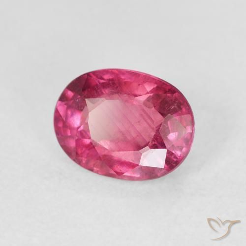 1.88 ct Red Ruby Stone, Natural Ruby in Oval Facet Shape for Sale