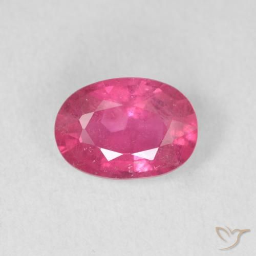 1.47ct Natural Deep Magenta Ruby, Oval, VS-SI