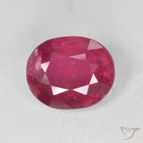 3.36ct Natural Deep Crimson Ruby, Oval, VS-SI
