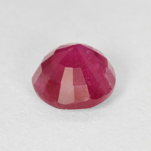 Ruby Gemstone in 8.5 mm (calibrated) Size for Sale, Ruby Stone in Medium Red Color
