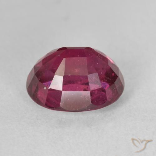 Ruby Gemstone in 10 x 8 mm (calibrated) Size for Sale, Ruby Stone in Medium Red Color