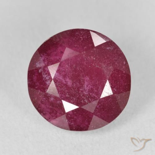 6.04ct Natural Deep Red Ruby, Round, VS-SI