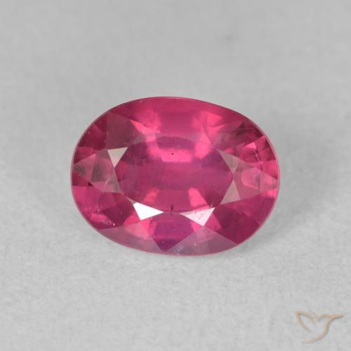 1.96ct Natural Light Red Ruby, Oval, VS-SI