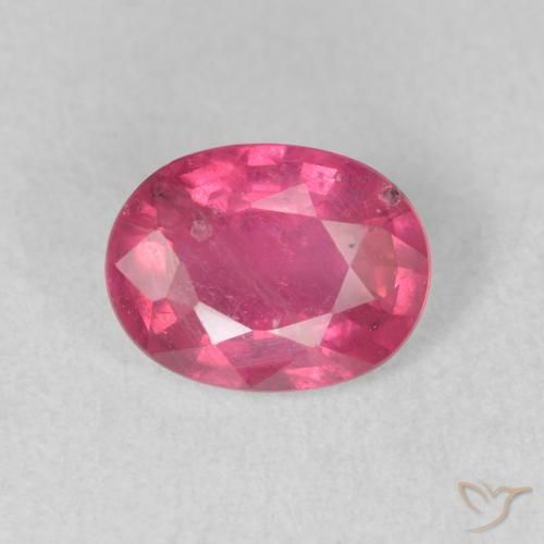 1.71ct Natural Pinkish Red Ruby, Oval, VS-SI