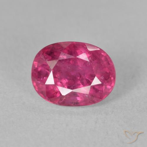 2.04ct Natural Deep Magenta Ruby, Oval, SI