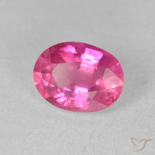 1.97 ct Pink Ruby Stone, Natural Ruby in Oval Facet Shape for Sale