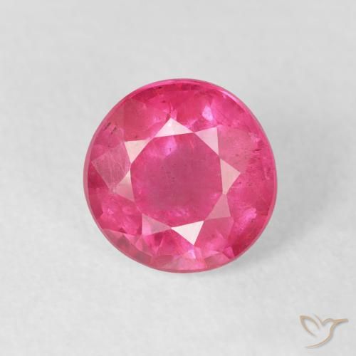 1.92ct Natural Pinkish Red Ruby, Round, VS-SI