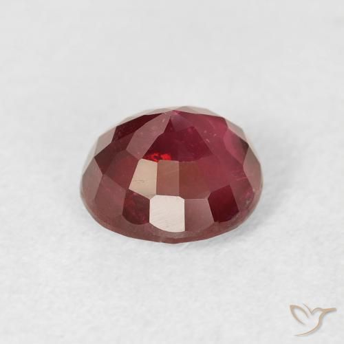 Ruby Gemstone in 7 mm (calibrated) Size for Sale, Ruby Stone in Bright Red Color