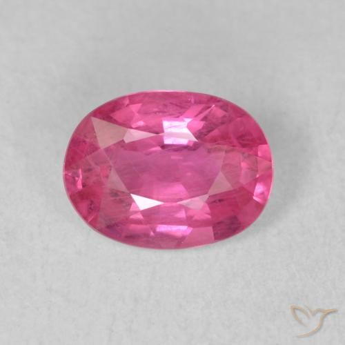 1.50ct Natural Reddish Pink Ruby, Oval, VS-SI