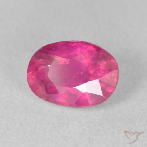 2.20 ct Pink Ruby Stone, Natural Ruby in Oval Facet Shape for Sale