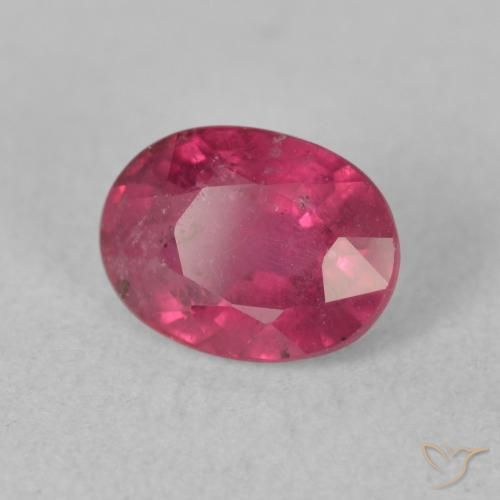 2.05 ct Red Ruby Stone, Natural Ruby in Oval Facet Shape for Sale