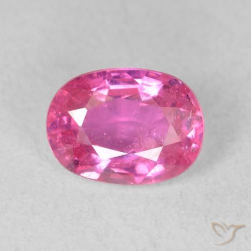 1.88ct Natural Medium Dark-Pink Ruby, Oval, VS-SI