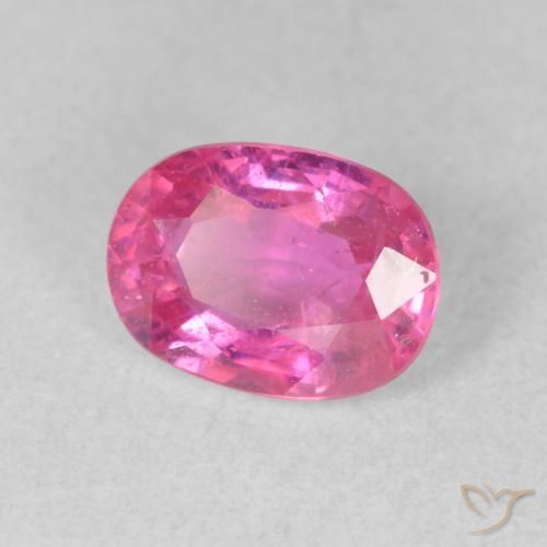 1.88 ct Pink Ruby Stone, Natural Ruby in Oval Facet Shape for Sale