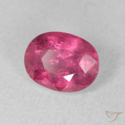 1.88 ct Pink Ruby Stone, Natural Ruby in Oval Facet Shape for Sale