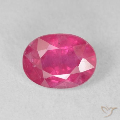 1.78ct Natural Pinkish Red Ruby, Oval, VS-SI