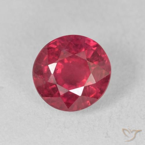 1.84ct Natural Deep Crimson Ruby, Round, VS-SI