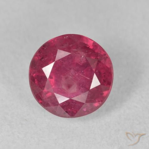 1.99ct Natural Reddish Pink Ruby, Round, VS-SI