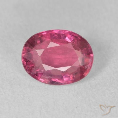 1.59ct Natural Reddish Pink Ruby, Oval, VS-SI
