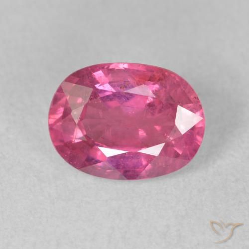 1.86 ct Red Ruby Gemstone, Ruby Gem in Oval Facet Shape for Sale.