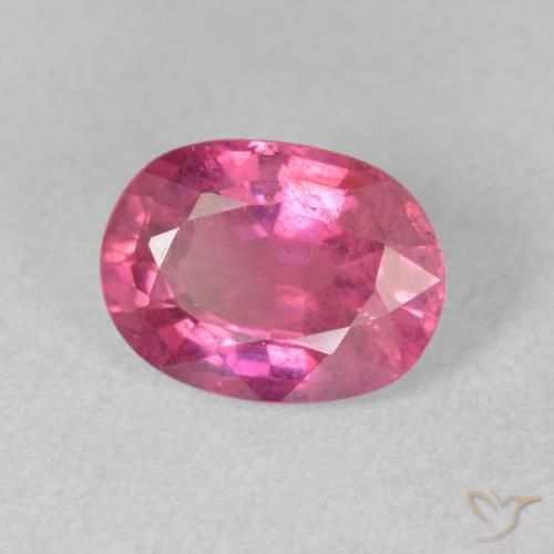 1.86 ct Red Ruby Stone, Natural Ruby in Oval Facet Shape for Sale