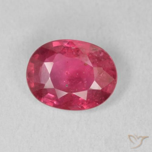 1.48ct Natural Pinkish Red Ruby, Oval, VS-SI
