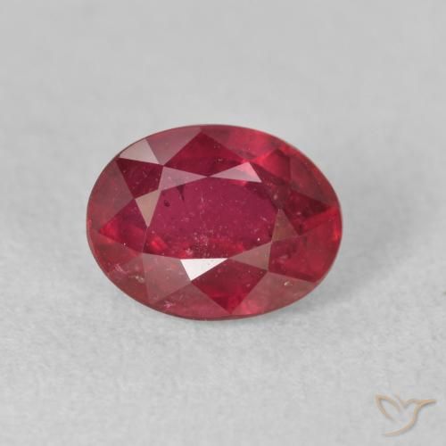 1.94ct Natural Dark Red Ruby, Oval, VS-SI