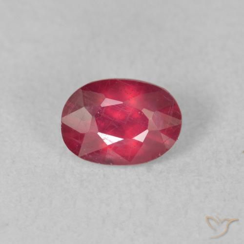 1.12ct Natural Reddish Pink Ruby, Oval, VS-SI