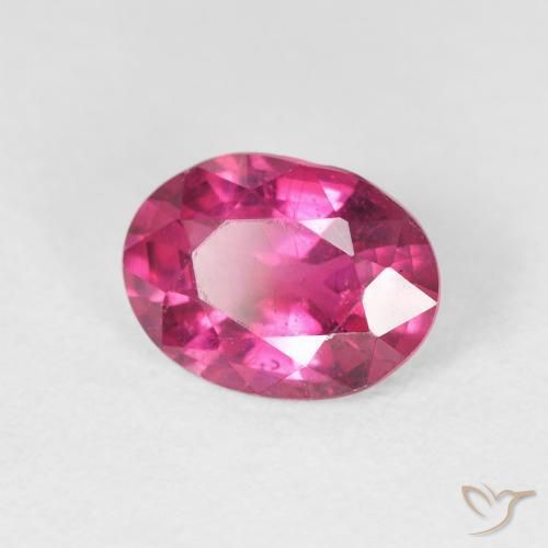 2.17 ct Pink Ruby Stone, Natural Ruby in Oval Facet Shape for Sale