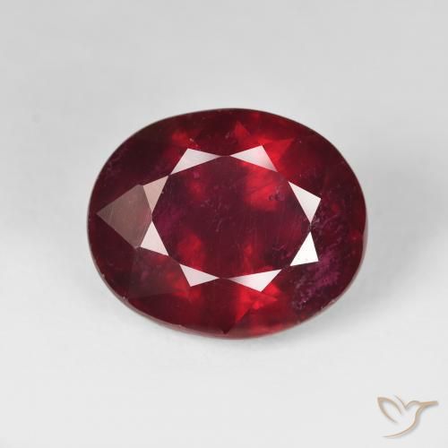 15.06ct Natural Blood Red Ruby, Oval, VS