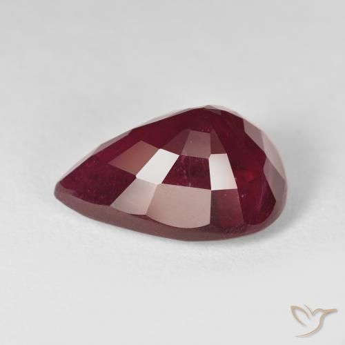 Ruby Gemstone in 16 x 12 mm (calibrated) Size for Sale, Ruby Stone in Blood Red Color