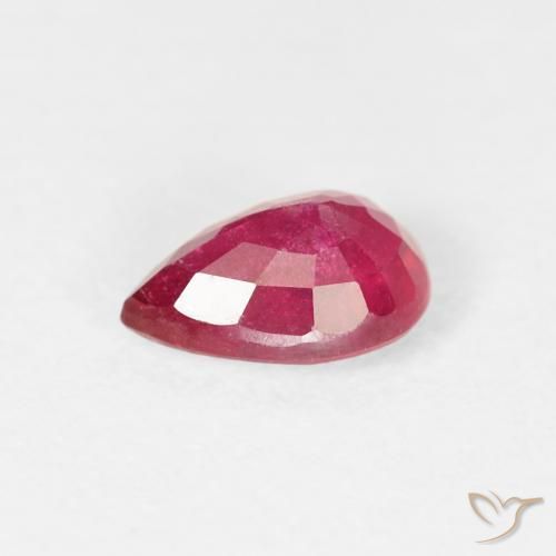 Ruby Gemstone in 7 x 5 mm (calibrated) Size for Sale, Ruby Stone in Jam Red Color