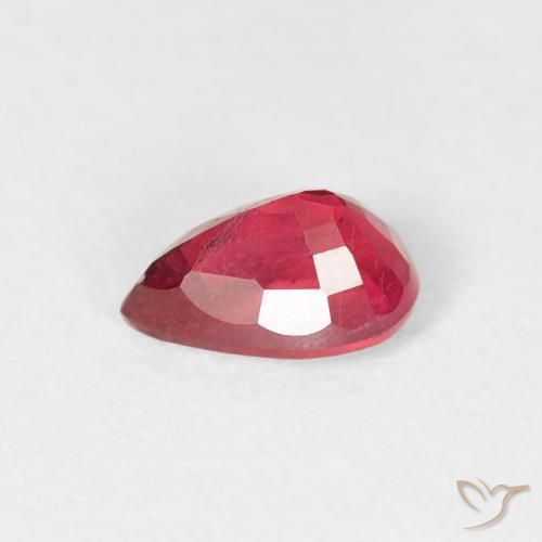 Ruby Gemstone in 6 x 4 mm (calibrated) Size for Sale, Ruby Stone in Deep Crimson Color