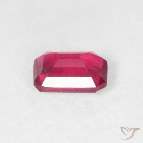 Ruby Gemstone in 5.6 x 3.8 mm Size for Sale, Ruby Stone in Light Red Color