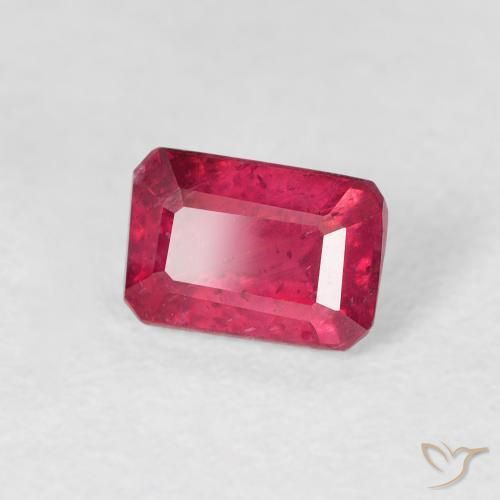 1.06 ct Red Ruby Stone, Natural Ruby in Octagon Step Cut Shape for Sale