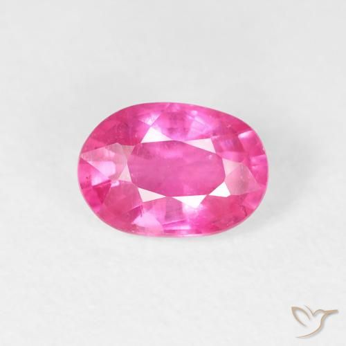 1.20ct Natural Deep Magenta Ruby, Oval, VS