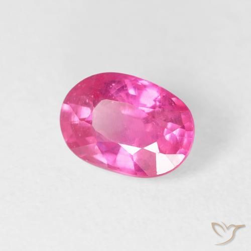 1.20 ct Pink Ruby Stone, Natural Ruby in Oval Facet Shape for Sale