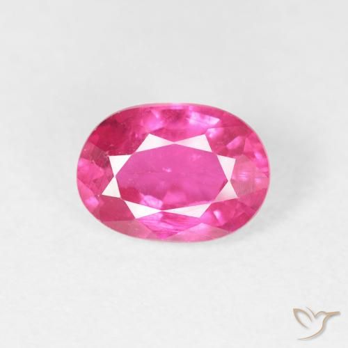 1.19ct Natural Hot Pink Ruby, Oval, VS