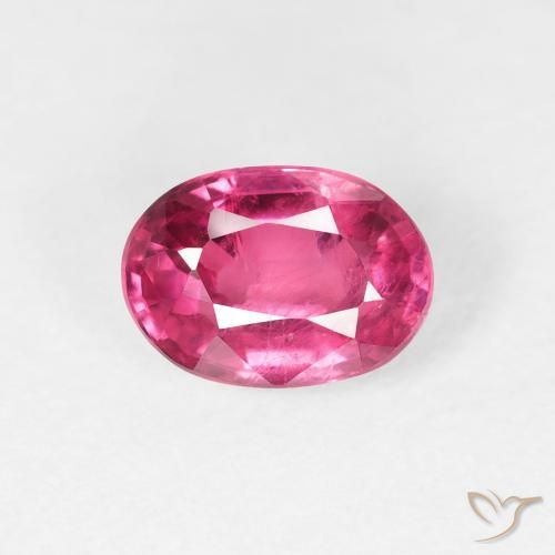1.39ct Natural Deep Magenta Ruby, Oval, VS