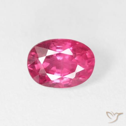 1.18ct Natural Deep Magenta Ruby, Oval, VS