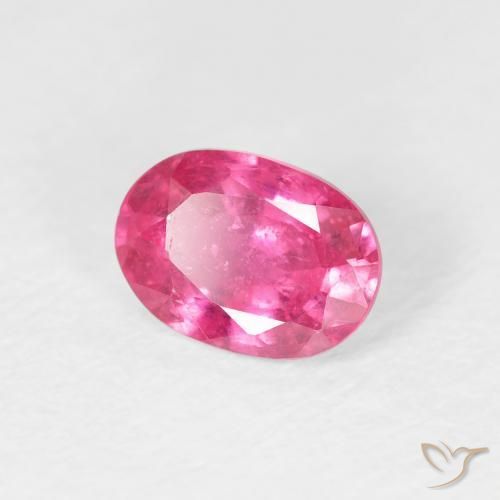 1.06 ct Pink Ruby Stone, Natural Ruby in Oval Facet Shape for Sale