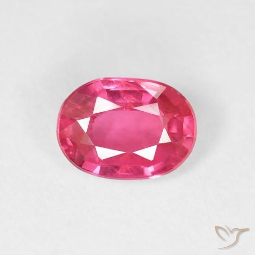 1.20ct Natural Deep Magenta Ruby, Oval, VS